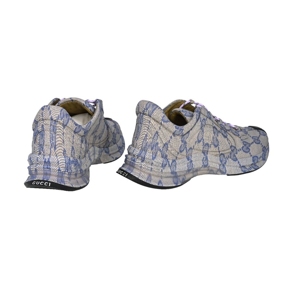 Gucci 721116 Men's GG Run Leather Sneakers - Picture 4 of 12